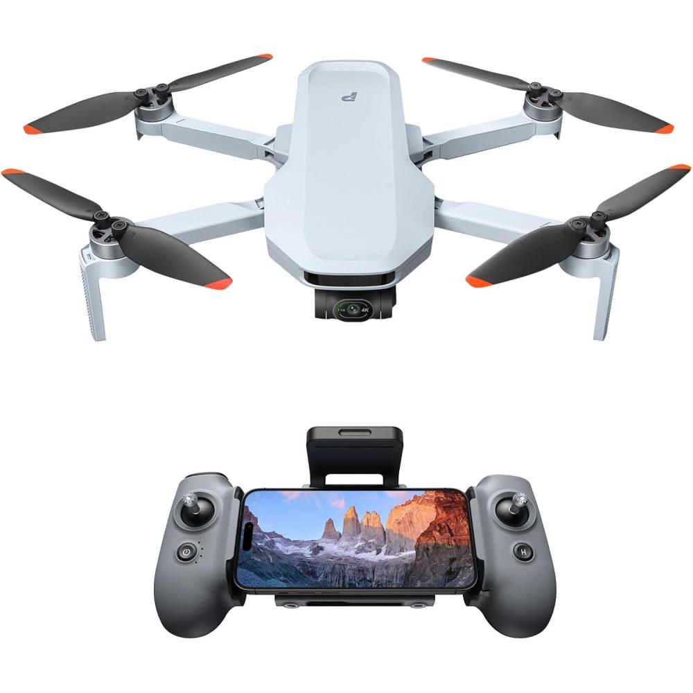 image:imagePotensic ATOM 2 Drone with Camera for Adults 4K Video 8K Photo Under 249g 3Axis Gimbal 10KM Transmission AI Track Vertical Shooting AI Night Shot QuickShots Fly More Combo 96Min FlightStandard Kit Standard