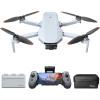 Potensic ATOM 2 Drone with Camera for Adults 4K Video, 8K Photo, Under 249g, 3-Axis Gimbal, 10KM Transmission, AI Track, Vertical Shooting, AI Night Shot, QuickShots, Fly More Combo (96-Min Flight)(Fly More Combo (Standard))