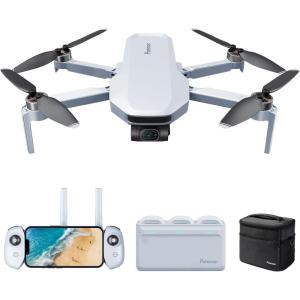 Potensic ATOM 3-Axis Gimbal 4K GPS Drone, Under 249g, 32 Mins Flight, 6KM Long Range Transmission, Visual Tracking, 4K/30FPS QuickShots, 12MP Photo, Lightweight and Foldable for Adults Beginners(Fly More Combo)