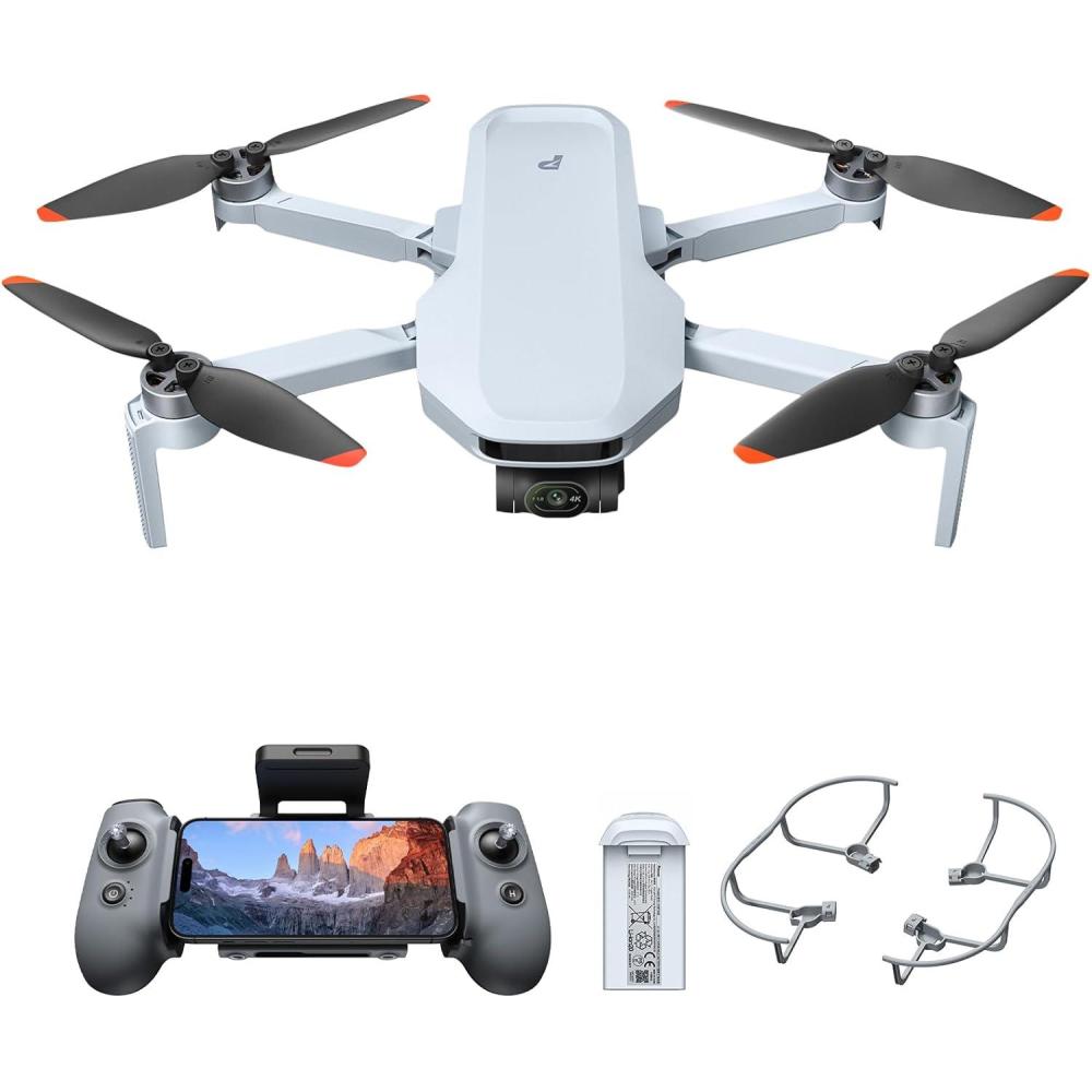 image:imagePotensic ATOM 2 3Axis Gimbal 8K GPS Drone Standard Kit Bundle with 360 Propeller Guard