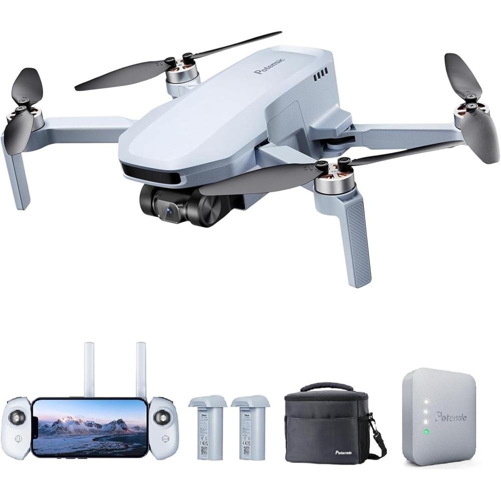 image:imagePotensic Remote ID Module 1 Pack with ATOM SE 4K EIS Camera 2 Batteries