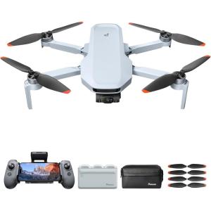 Potensic ATOM 2 Drone with Camera for Adults 4K Video, 8K Photo, Under 249g, 3-Axis Gimbal, 10KM Transmission, AI Track, Vertical Shooting, AI Night Shot, Fly More Combo with 1 Extra Set of Propellers