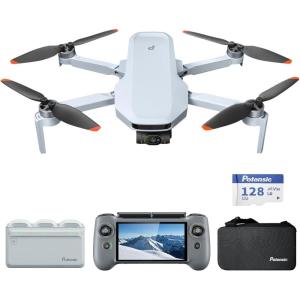 Potensic Atom 2 Drone 4K with RC PTD 1, Fly More Combo Bundle with 128GB Memory Card