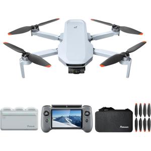Potensic Atom 2 Drone with RC PTD 1, 8K Photo, Under 249g, 3-Axis Gimbal, 10KM Transmission, AI Track, Vertical Shooting, AI Night Shot, Fly More Combo with 1 Extra Set of Propellers