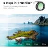 Potensic ND Filter Compatible with Atom 2 Drone, ND2 to ND 32, 5 Stops Adjustment, Drone Lens Accessory