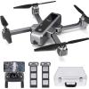 Potensic D88 Foldable Drone, 5G WiFi FPV Drone with 2K Camera, RC Quadcopter for Adults and Experts, GPS Return Home, Ultrasonic Altitude Setting, Optical Flow Positioning, Brushless Motors with Case