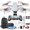 Potensic ATOM 2 Standard Kit Camera Drone Under 249g with 1 Battery AI Track and 10km Transmission (APM2530121) + 64GB Card + Sling Backpack + Landing Pad + Cleaning Kit + More(17pc Bundle)(1 Battery Standard Kit)